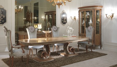 tavolo con due base collezione Duchessa