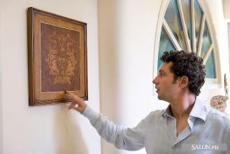 Tiziano Radice mostra il quadro