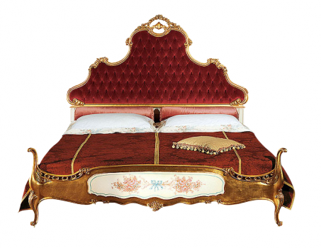 Великолепная кровать в стиле барокко создаст королевскую атмосферу в вашей спальне 